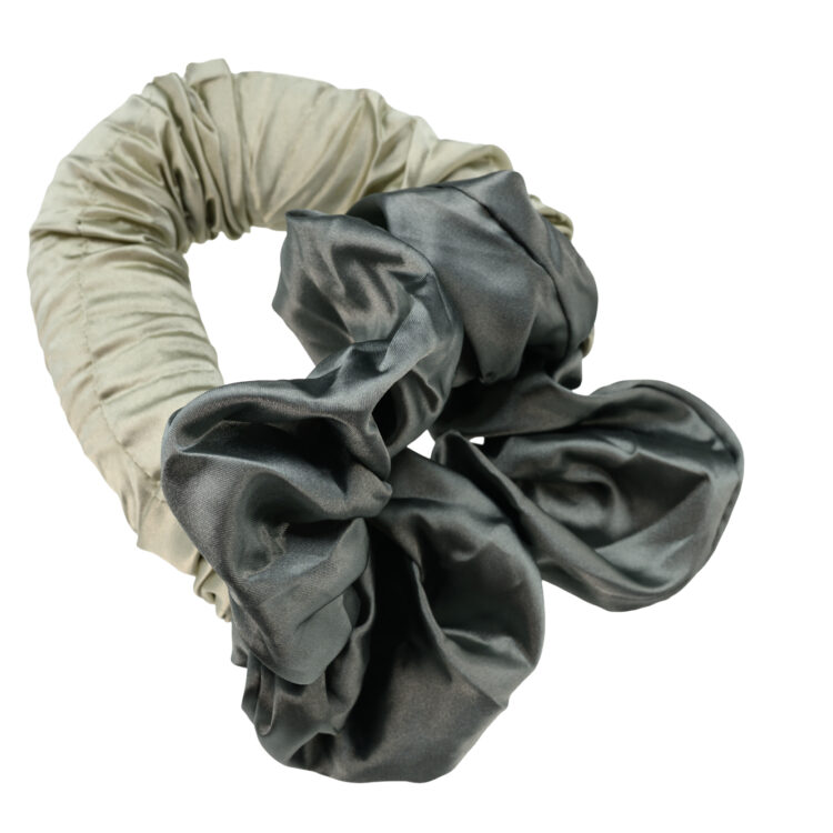 Scrunchie din mătase naturală